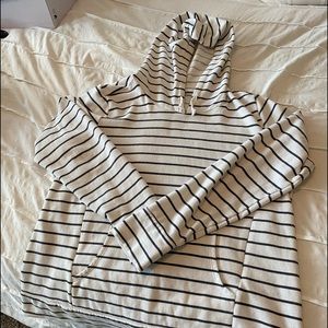 Motherhood Maternity Striped Nursing Sweatshirt
